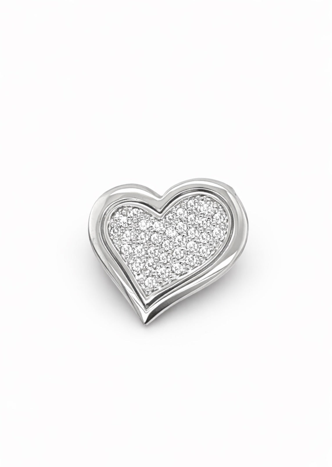 Diamond Pavé Heart Pendant
