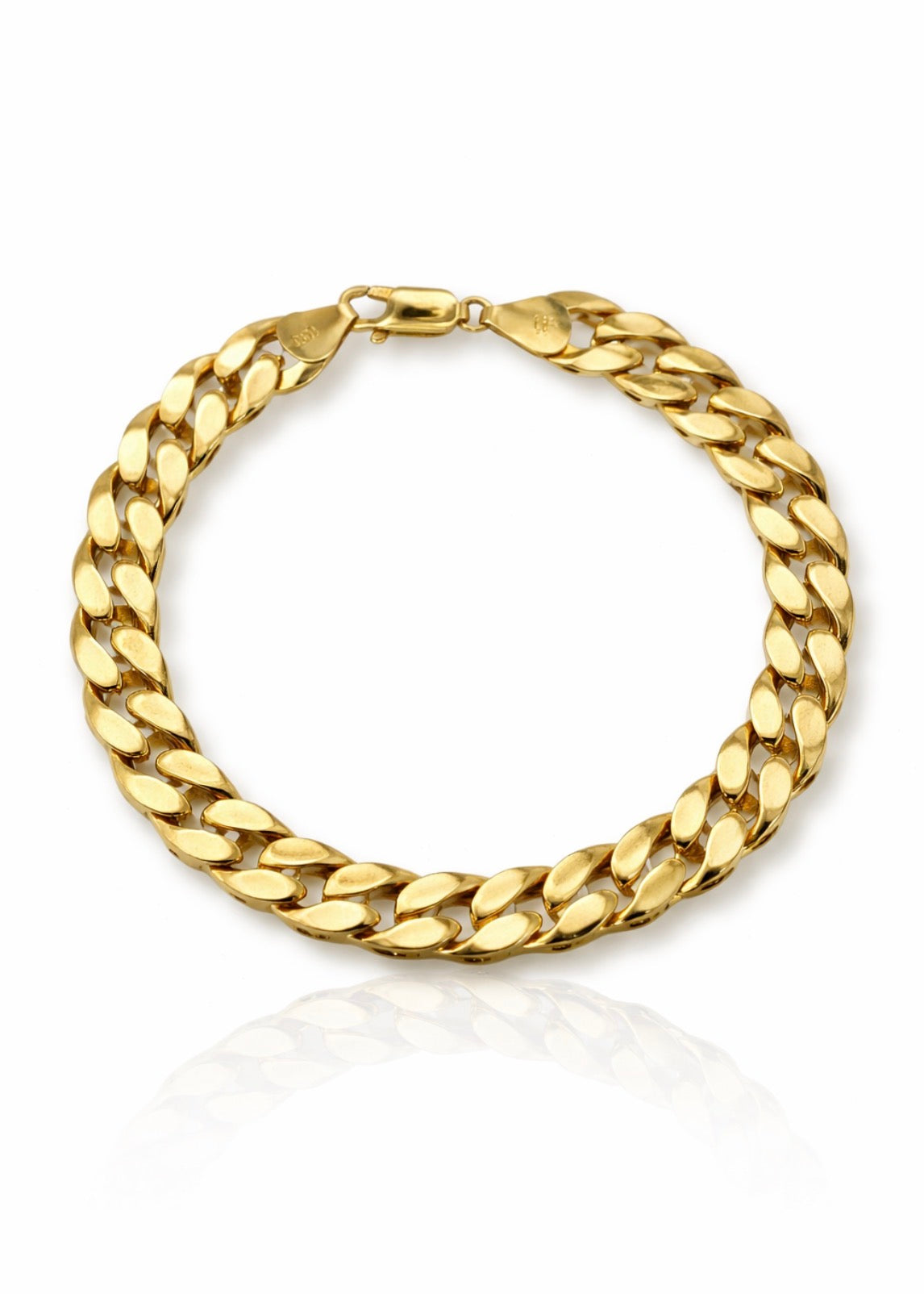 Classic Cuban Link Gold Bracelet