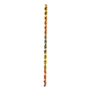 14 kt Tricolor Rope Chain