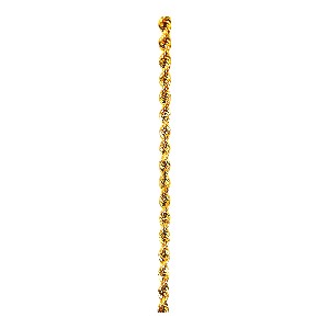 14K Yellow Gold Rope Chain for Men