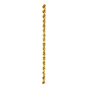 14K Yellow Gold Rope Chain for Men
