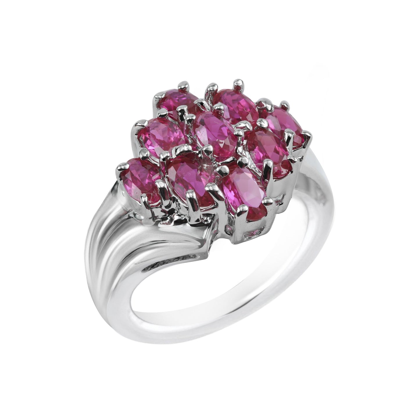Ruby Oval-Cut Birthstone Gold Ring