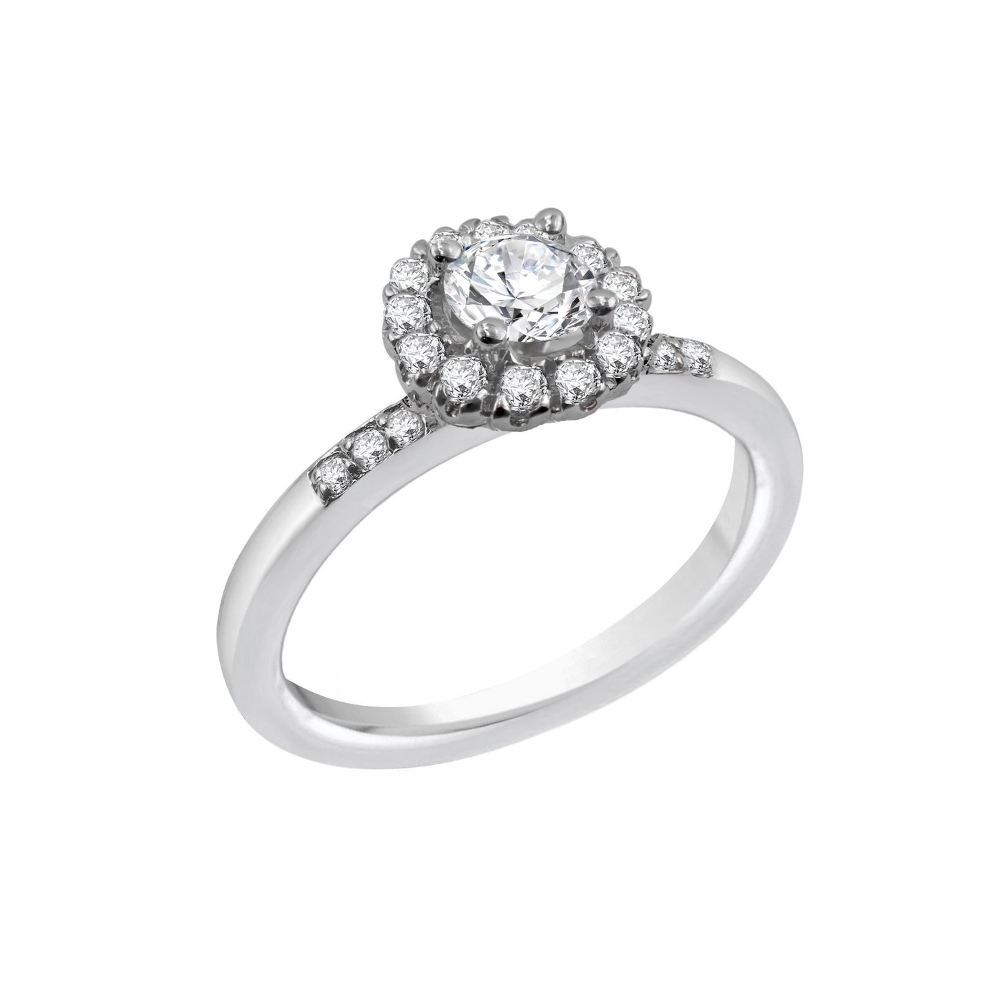 Pure Radiance Engagement Gold Ring