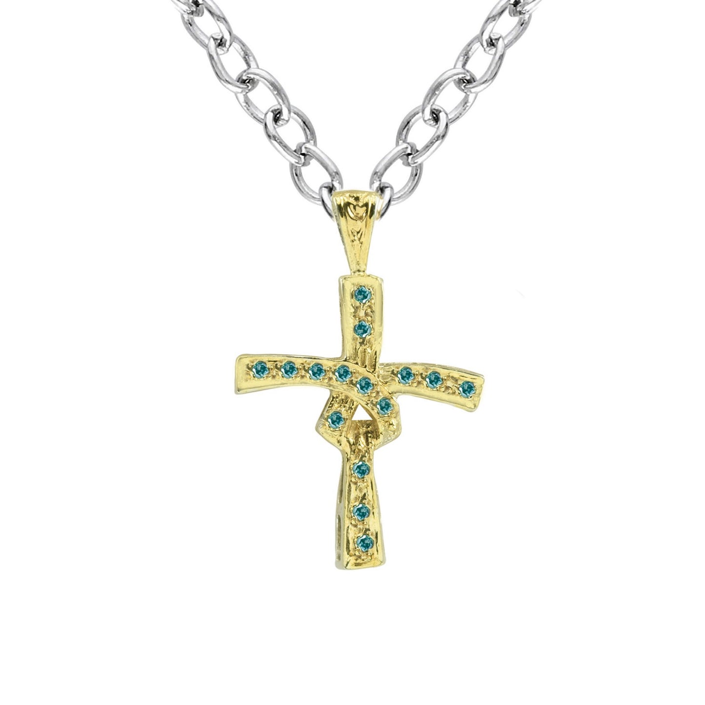 Golden Grace Yellow Gold Cross