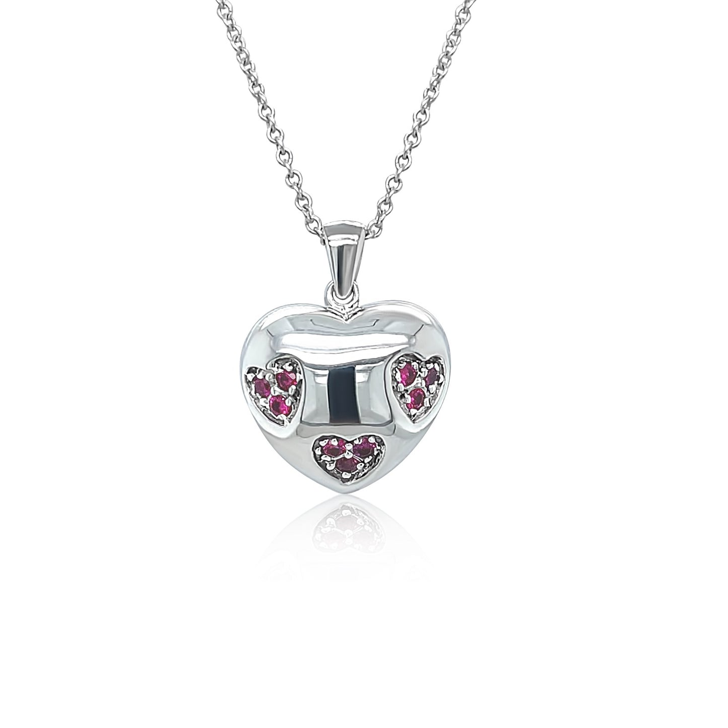 Rosé Affection White Gold Pendant