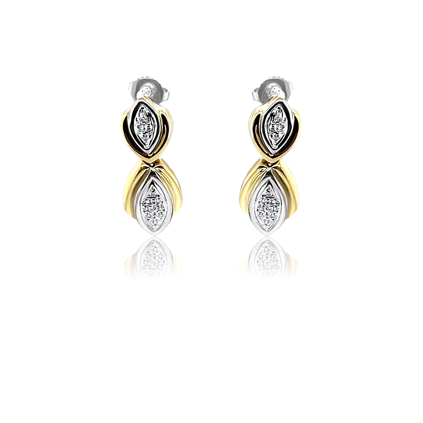 14K Gold Drop Earring for Women