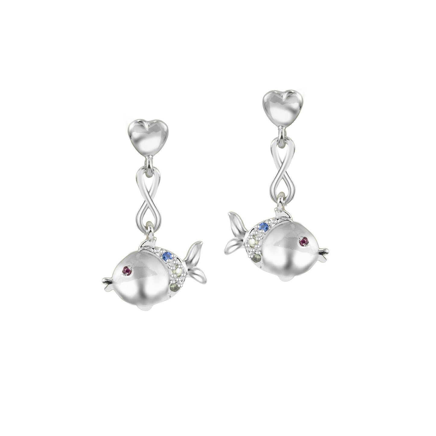 Gold Fish Drop Earring