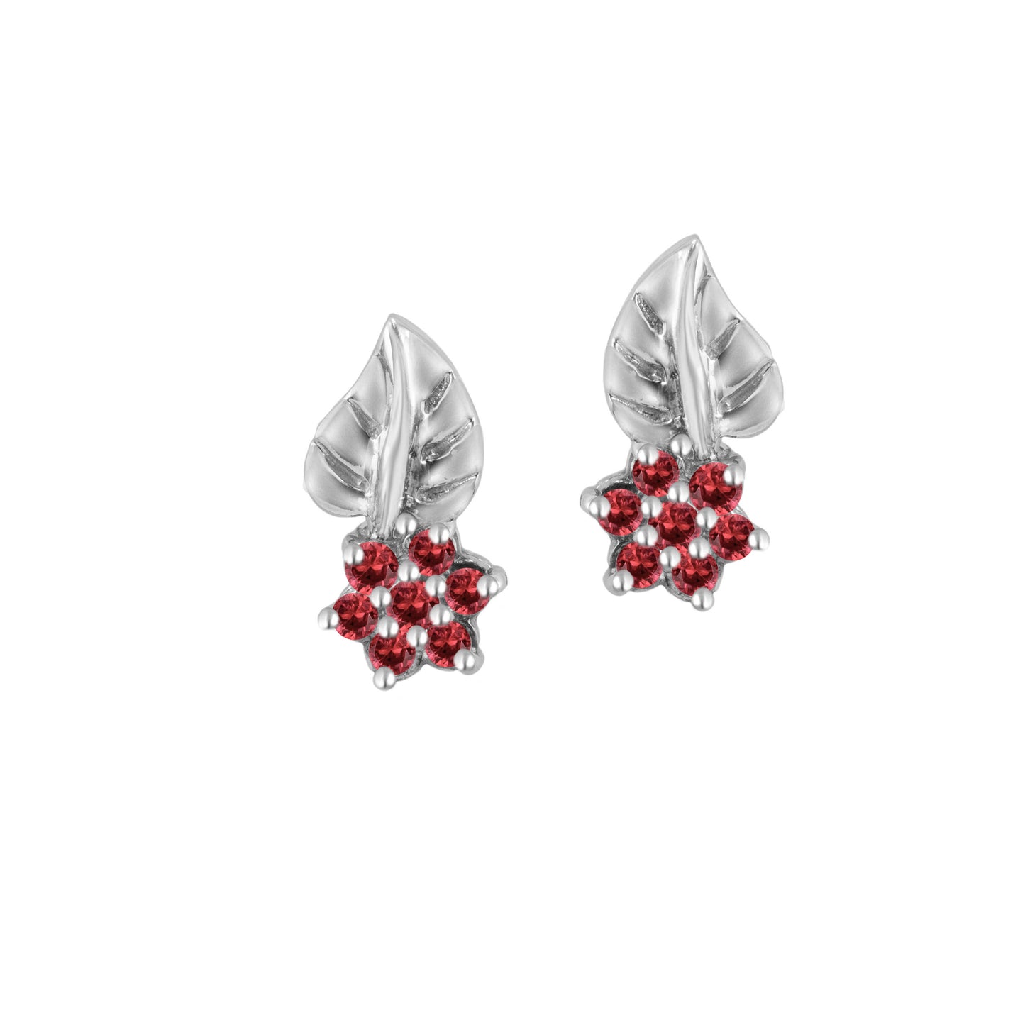 Gold Stud Flower Earring