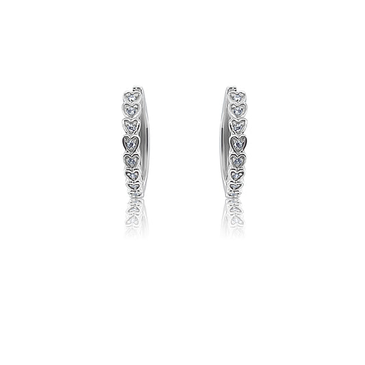 Heart Gold Leverback Earring