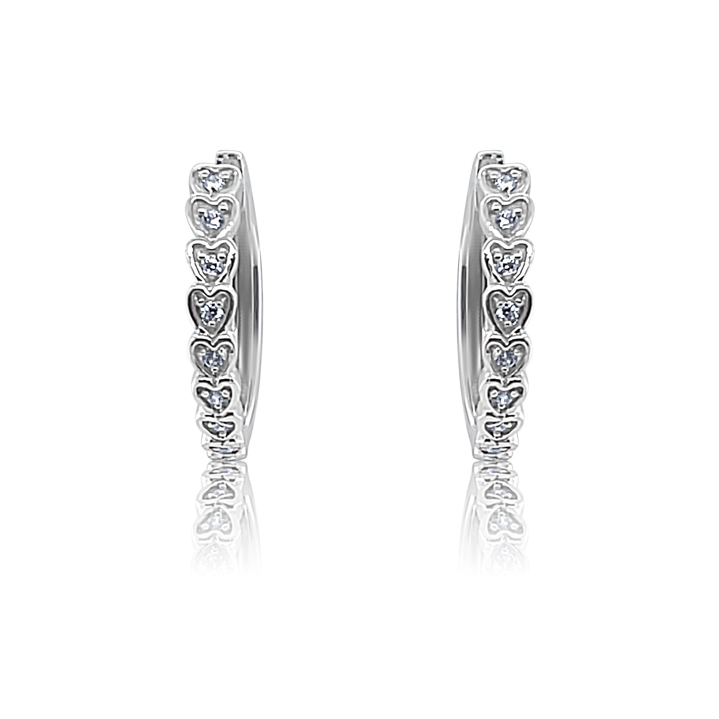 Heart Gold Leverback Earring