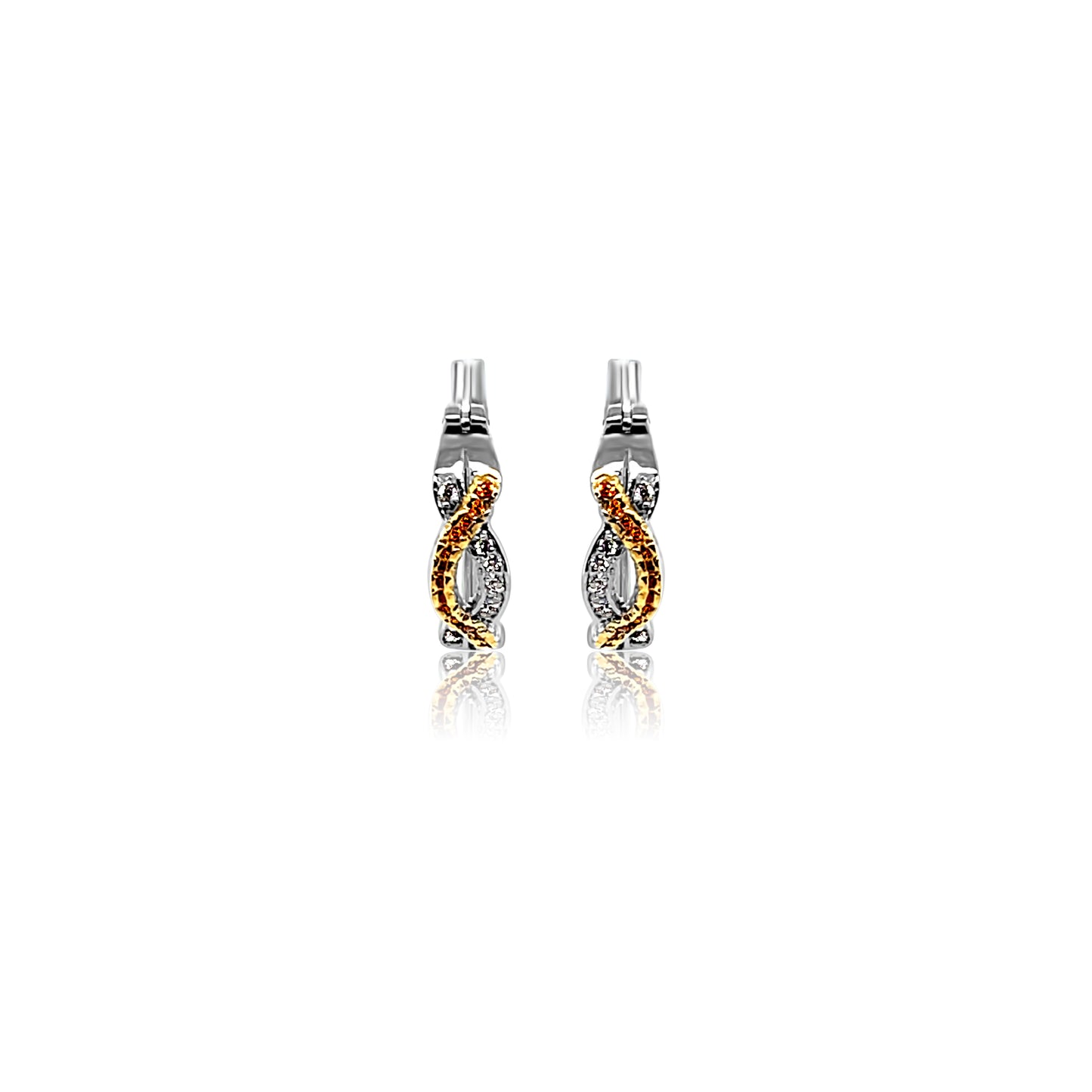 Gold Leverback Earring