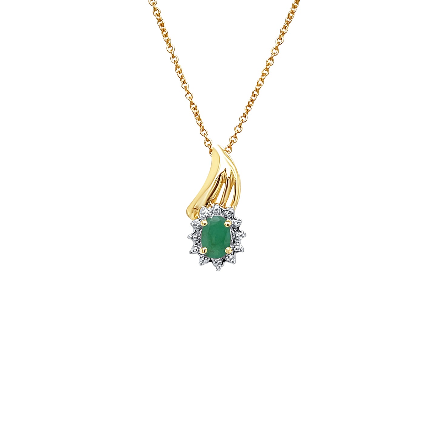 Emerald Oval Pendant