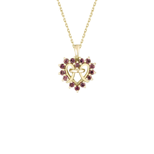 Heart Tourmaline Pendant