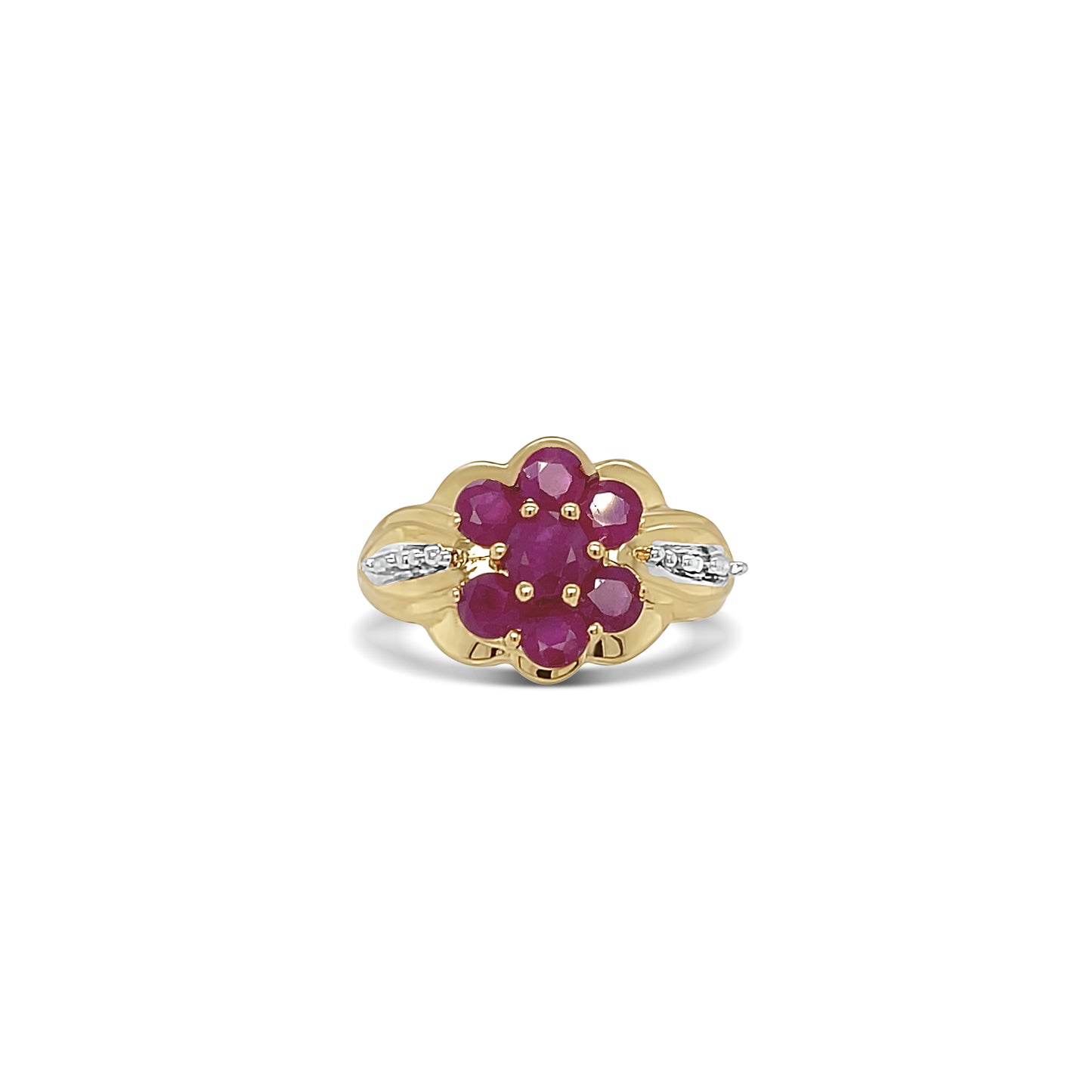 Ruby and Diamond Gold Ring