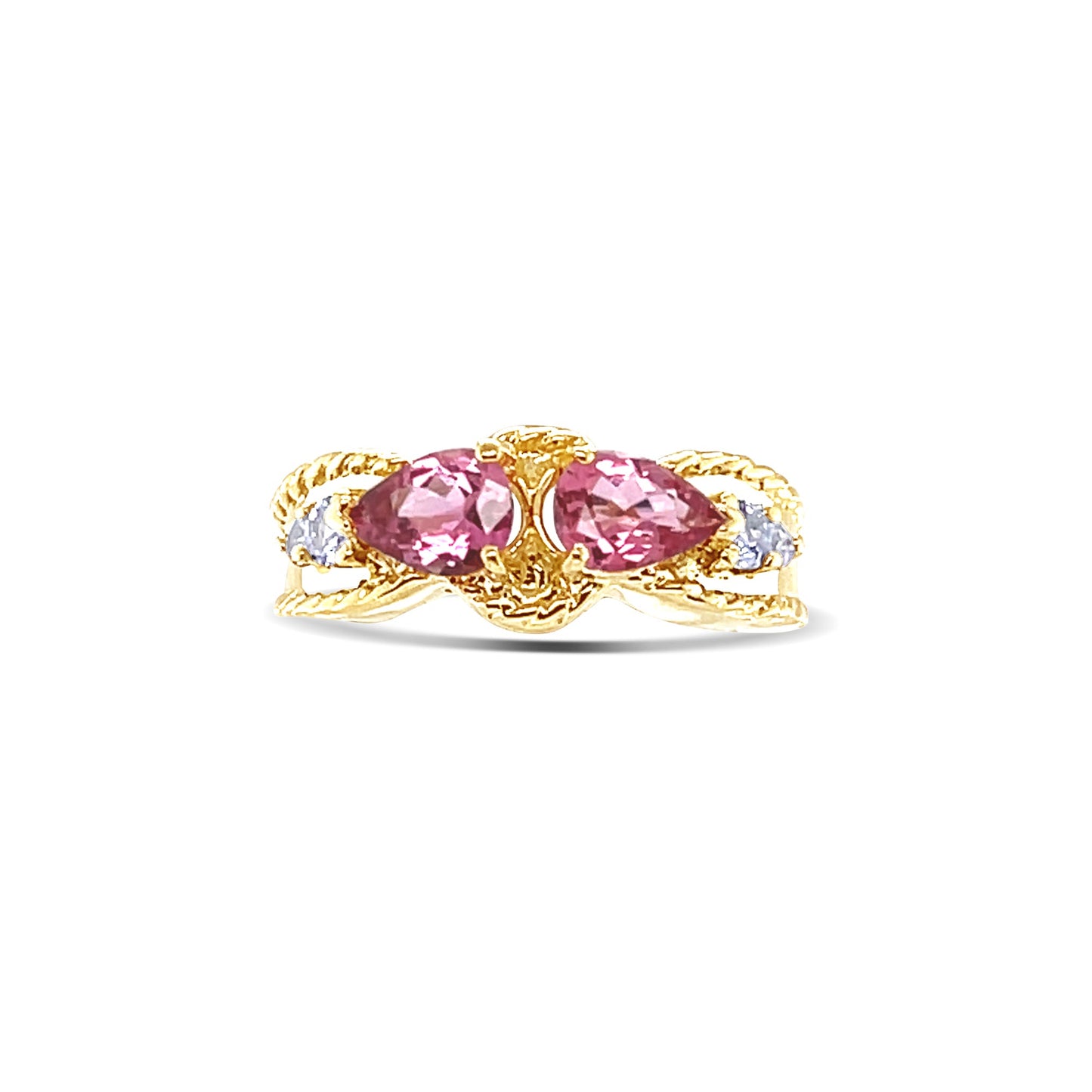 Trillion Tourmaline Birthstone Ring