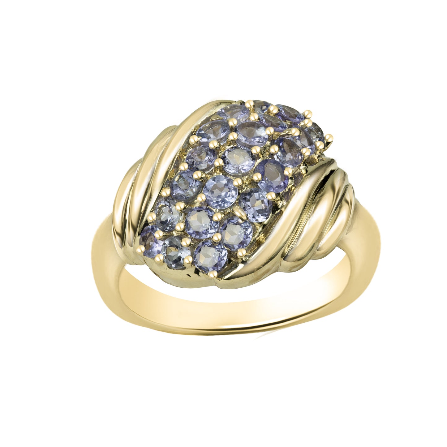 Tanzanite Cocktail Gold Ring