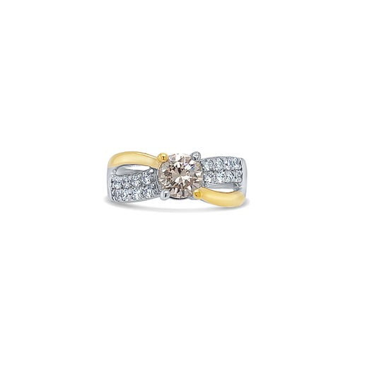 Celestial Fusion Gold & Silver Channel Ring