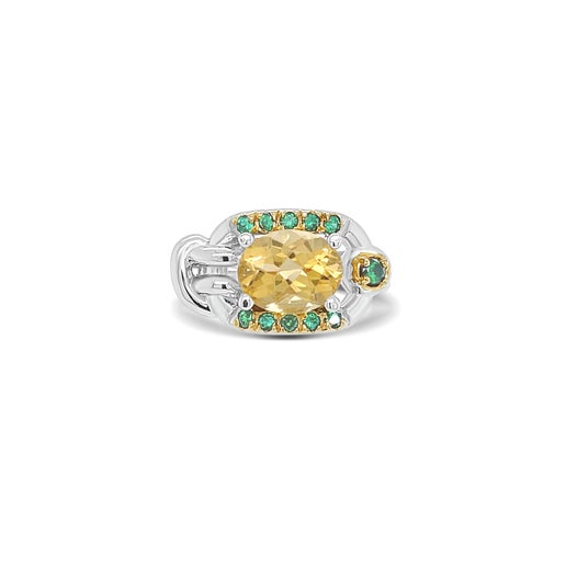 Gemstone Mosaic Ring