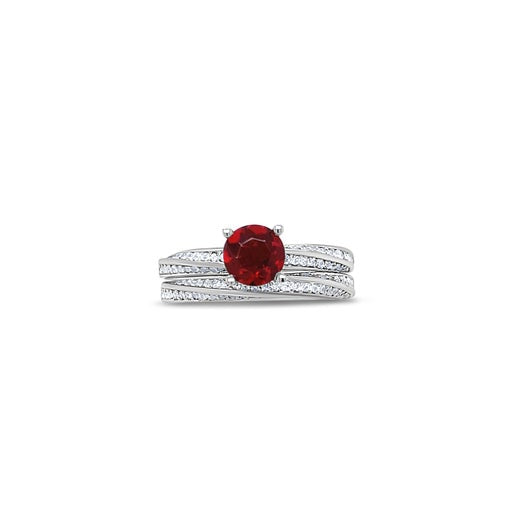 Radiant Bloom Engagement Ring