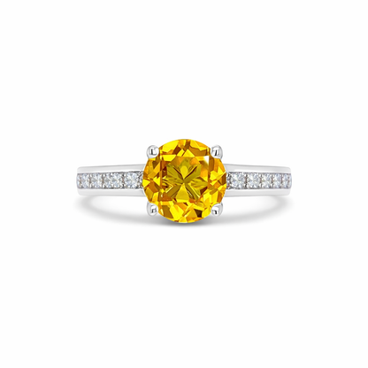 Imperial Sun White Gold Ring