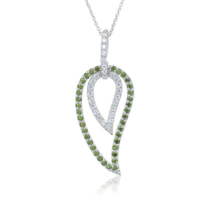 Emerald Whisper Teardrop Pendant