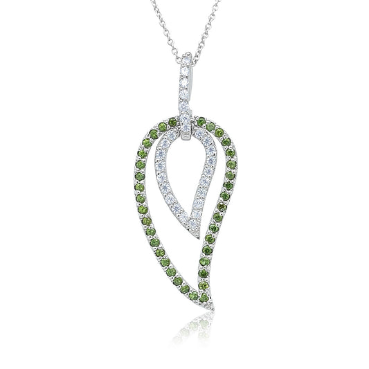 Emerald Whisper Teardrop Pendant