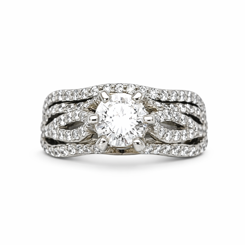 Eternal Brilliance White Gold Ring