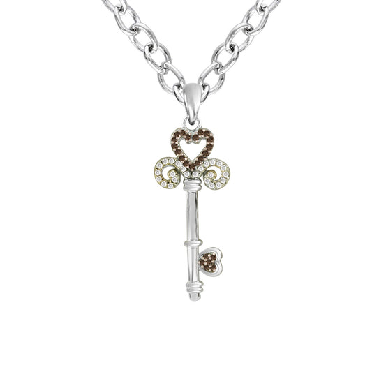 Key to My Heart Diamond Pendant