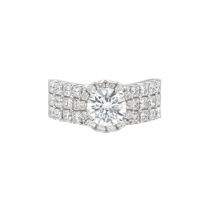 Stunning Round-Cut Diamond Engagement Ring