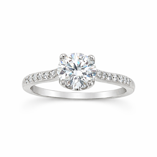 Diamond Grace White Gold Ring