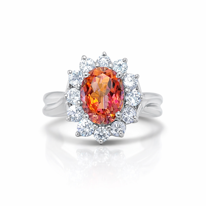 Imperial Ember White Gold Ring