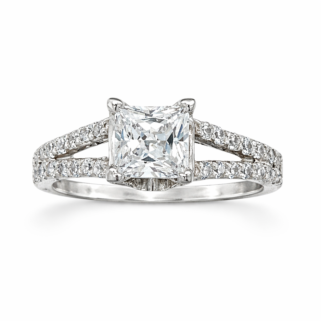 Eternal Princess White Gold Ring