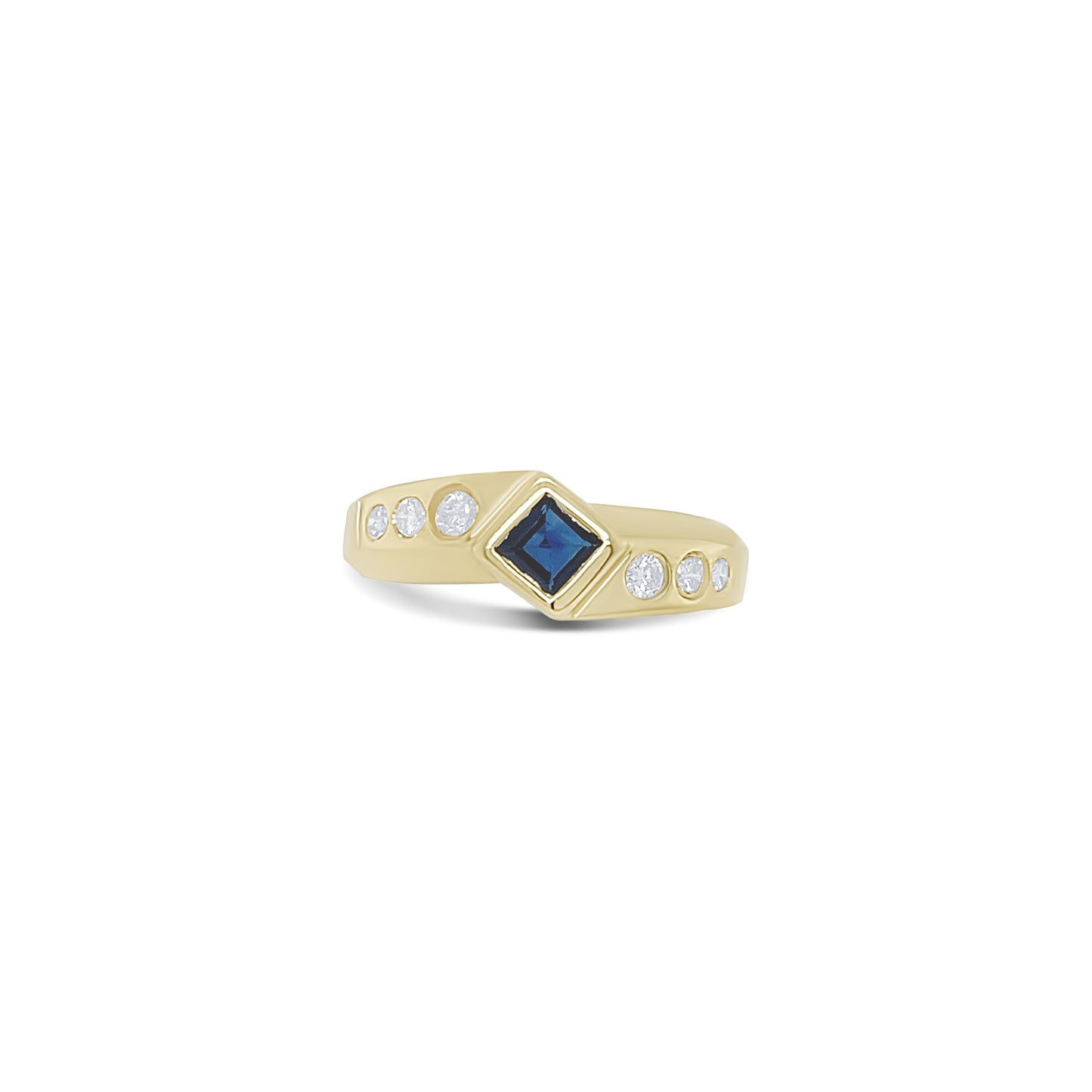 Midnight Sapphire Birthstone Ring