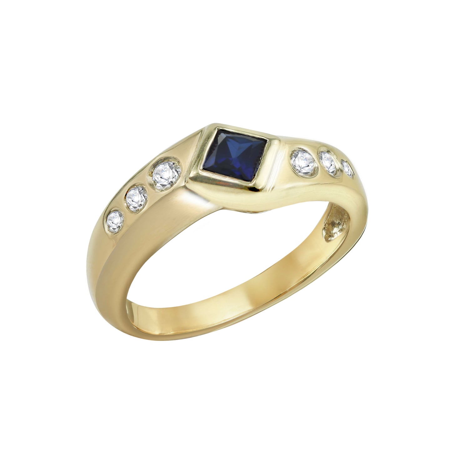 Midnight Sapphire Birthstone Ring