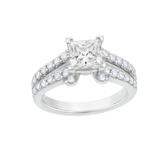 Regal Radiance Engagement Ring
