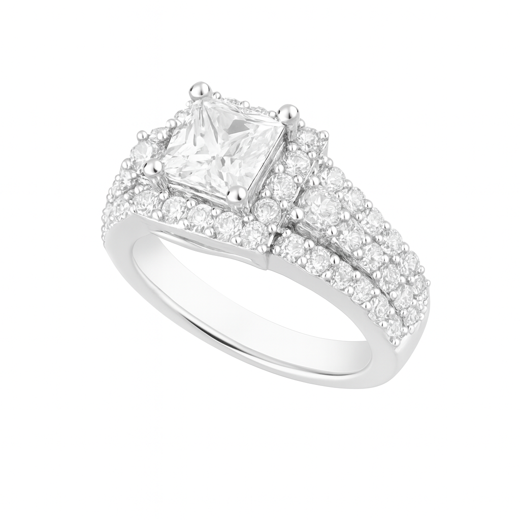 Blissful Bloom Engagement Ring