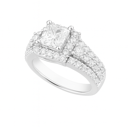 Blissful Bloom Engagement Ring