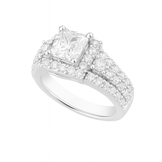 Blissful Bloom Engagement Ring