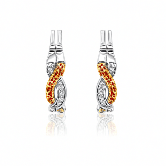 Gold Leverback Earring