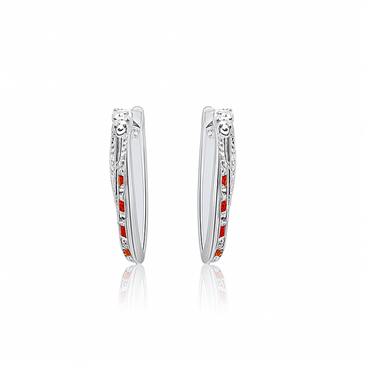 Gold Leverback Earring