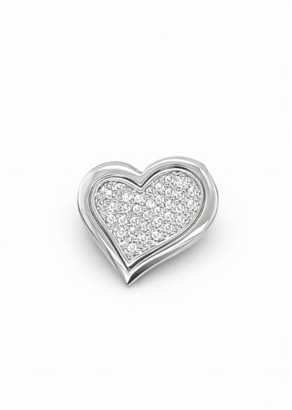 Diamond Pavé Heart Pendant