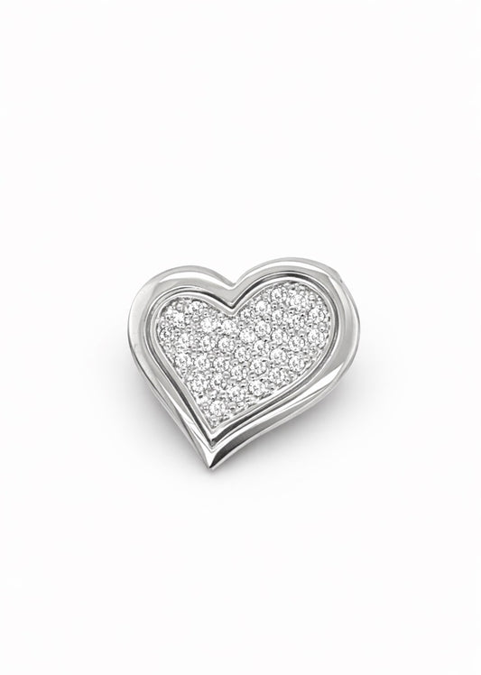Diamond Pavé Heart Pendant