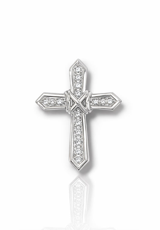 Diamond Faith Cross Pendant