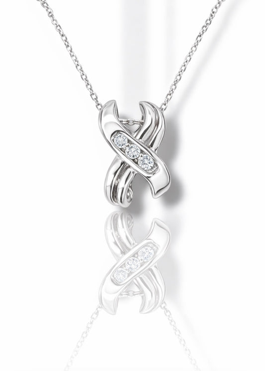 Eternal Radiance X Diamond Pendant