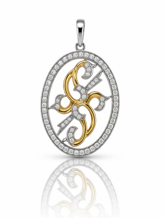 Royal Eclipse Fleur Pendant
