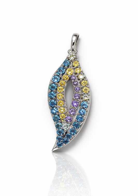 Aurora Spectrum Marquise Pendant