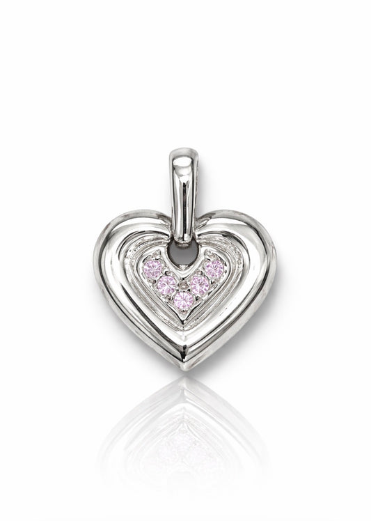 Blush Heart Elegance Pendant