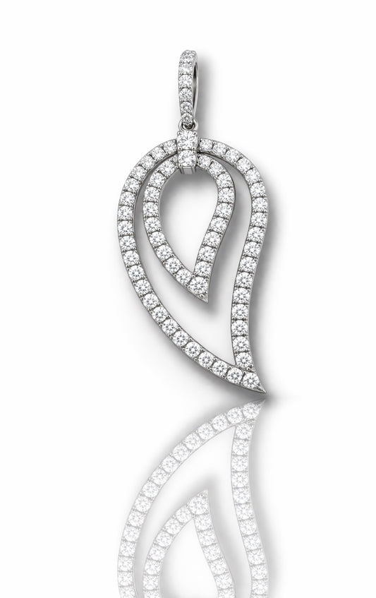 Eternal Flame Diamond Pendant