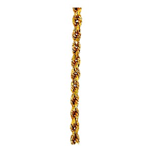 14K Yellow Gold Rope Chain for Men