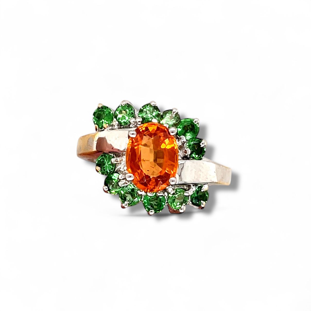 Multicolor White Gold Ring